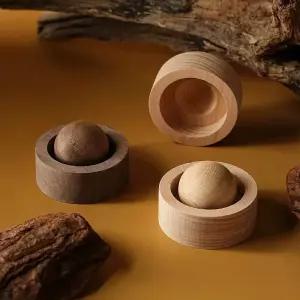 원목 디퓨저 볼 호두나무 우드 아로마오일 발향기 방향제 차량용 인테리어 소품