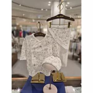 [쇼콜라](강남점)(임신 출산선물)U이솝에어배냇가운 모자 속싸개 3종세트 (TNPRNG011ISET)