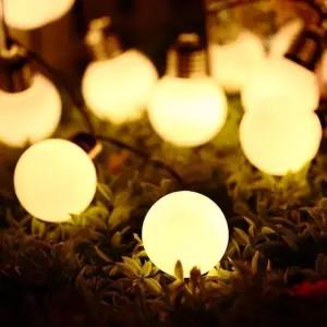 이엘이디 큰 앵두전구 40구 캠핑조명 크리스마스조명 차박알전구 파티조명 감성조명 줄전구