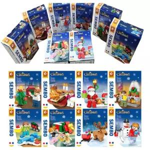 크리스마스선물 교회 유치원 아동 어린이 트리 KC인증획득 장난감 집 8종 성탄이브블럭씨리즈