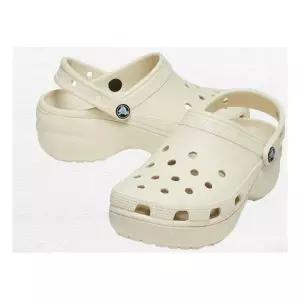 [크록스]클래식 플랫폼 클로그 우먼 본 206750-2Y2 여성샌들
