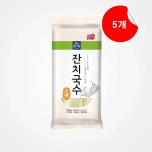 [면사랑] 잔치국수 소면 1.5kg, 5개