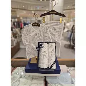 [쇼콜라](강남점)B이솝배내가운+속싸개겸용블랭킷 세트 (TNPRNG061NSET)