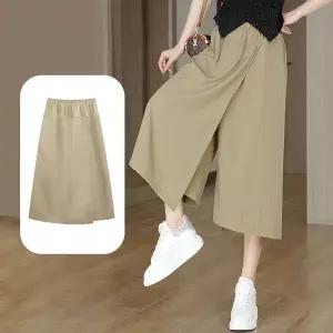 2컬러 랩 치마바지