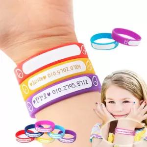 도난방지 실리콘 유아 아기 미아 방지 팔찌 발찌 15cm