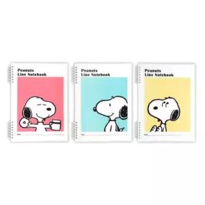 스누피 뒷면 쓰기 편한 PP노트 3 option)