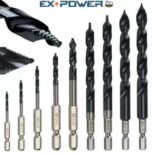 EXPOWER 스마트스텝드릴 육각 ETL-34H 3.4mm Tiain 임팩용 다용도드릴비트
