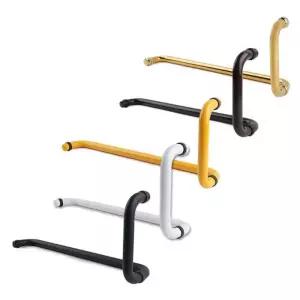 강화도어 유리문 손잡이 L형 G-55 옵션 200X550 하드웨어