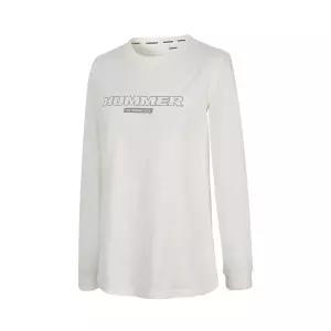 험머 여성 소로나 긴팔 기능성 기모 티셔츠 화이트