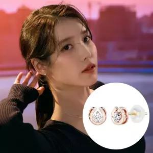 [아이유 PICK] WISH J 14K 귀걸이 (JJWJEQ6B1100R4SC0)