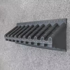 기와 지붕 플라스틱 장식 골동품 담장 전통 모형 한옥 울타리 인테리어