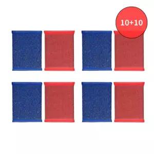 울스텐 수세미 10개+10개 강력 세정 스테인리스 수세미 냄비 불판 기름때 제거