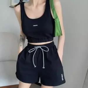 운동복세트 여성용 스포츠 크롭 나시 상하세트 요가 헬스 운동복