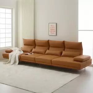 [우관제 갤러리] 오드 6인 비건레더 가죽 스윙 소파