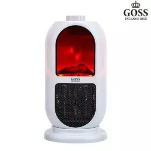 고스 탁상용 미니 PTC히터 온풍기 전기히터 난로 캠핑용 화이트 GSH-8808FW