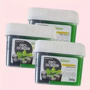 허브스토리 냉장고 탈취제 참숯 이중 260g 3개 4391917