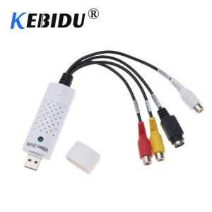 hdmi 캡쳐보드 비디오 캡처보드 Kebidumei 휴대용 USB 2.0 이지캡 오디오 캡처 카드 어댑터 VHS DVD 컨버터 Win7/8/XP/Vista