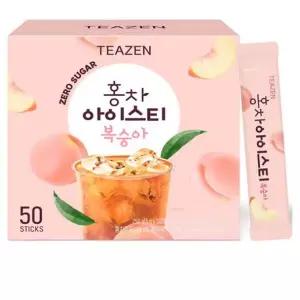 티젠 홍차 아이스티 복숭아, 50개입