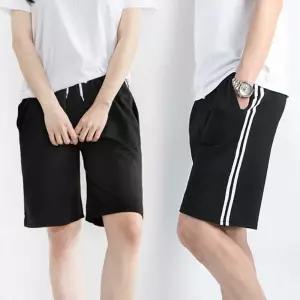 여름 5부 트레이닝 반바지 밴딩 스판 홈웨어 커플팬츠 여자돌핀 운동복