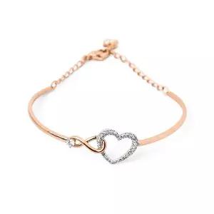 [스와로브스키] 5518869 Hyperbola 하트 인피니티 뱅글 미디움 팔찌