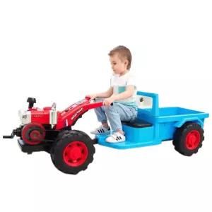 경운기 장난감 전동 블루 트랙터 탑승형 4륜 완구 트럭
