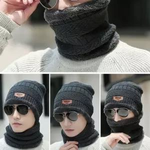 넥워머비니세트 넥워머+비니세트 방한템 남자비니 털모자 워머 4컬러