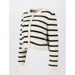 CELINE 스트라이프 크롭 가디건 2AP7A740X 38EC)