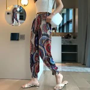 여성 밴딩 썸머바지 아이스 고무줄 쿨바지 시원한