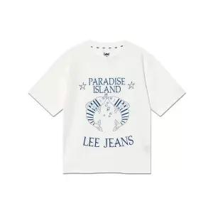 [LEE]키즈 리진스 파라다이스 반팔티셔츠 화이트 LK2502ST21WH 707873