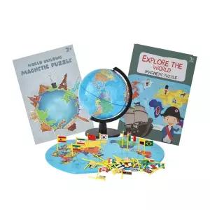 어린이집 세계 랜드마크 국기 지구본 탐혐 4종풀세트 단어놀이 아이방 엄마표 교구용