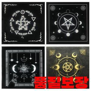 타로 식탁보 스웨이드 매트 별자리 운세 제단 천 요술 용품 보드 게임 점성술 오라클