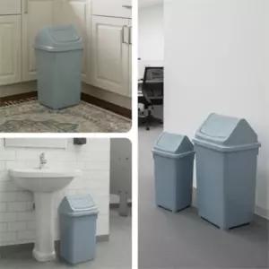 파랑파랑몰 스윙뚜껑사각쓰레기통23L 35L 쓰레기통20리터