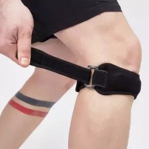 무릎 보호대 슬개골 보호 슬림 압박 등산 러닝 헬스농구 벨크로 H529