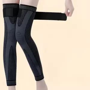무릎 보호대 다리 압박 등산 러닝 헬스 농구 벨크로 밴딩 롱타입 L S621