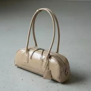 샘소나이트 레드 글레나름 숄더백 글로시 베이지