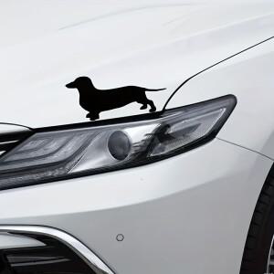 닥스훈트 개 자동차 데칼 스티커 바이크 오토바이 인쇄 프린팅 디자인 트레일러 트럭 SUV 노트북 메토피 장