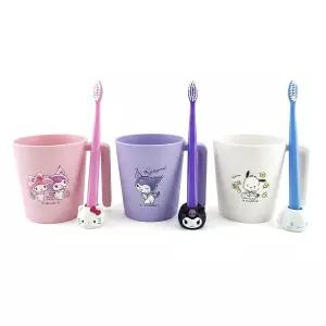양치용 칫솔스탠드 절수컵세트 캐릭터 디자인