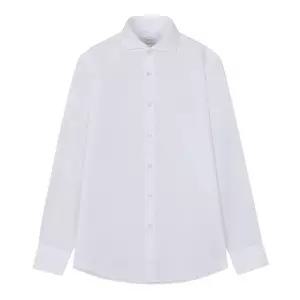 [지이크] WEAREVER 와이드카라 드레스 셔츠 화이트 (PIBAA5501)