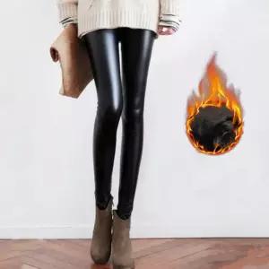 여성 스판 가죽 기모레깅스 1p 슬림 겨울 쫄바지 팬츠 바지