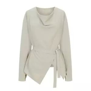 [페이지플린] 투웨이슬릿카울넥블라우스_P6ABL017A