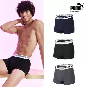 [푸마] 남성 데일리 소프트 코튼 드로즈 3종 세트