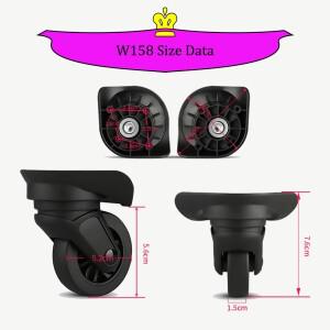 Hongsheng A-90 도르래 유니버설 휠 수트케이스 Samsonite 75R 에 적합 아메리칸 Tourister S43