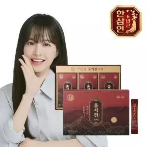 [한삼인]농협홍삼 한삼인 홍기천 6년근 진세노사이드 스틱 10ml 30포 1개 +쇼핑백