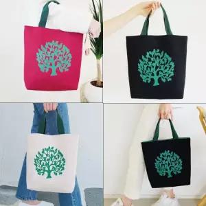 에코백 기저귀가방 토트백 숄더백 행운 캔버스백 외출 다복 시장가방 다용도보조가방