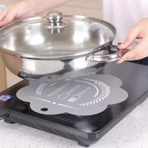 인덕션보호매트 인덕션매트 인덕션보호 패드 받침대 깔개 스크래치 방지 실리콘 북유럽 꽃모양 P582-O