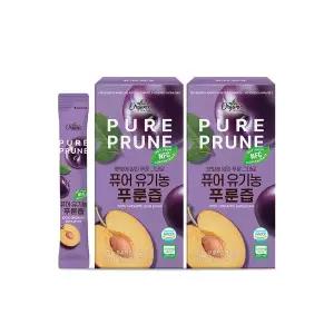 [보리보리/천호엔케어]퓨어 유기농 푸룬즙 10g 14포 x 2박스