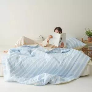 다온샵 리빙밸류 시원한 순면 시어서커 누빔 여름이불 Q 단품