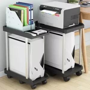 캐리어 컴퓨터 트롤리 PC PP 다이 본체받침대 2단 광폭형