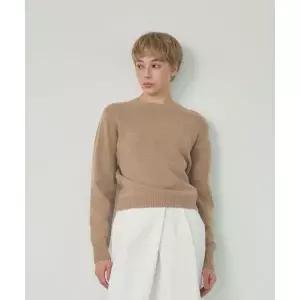 솔트앤초콜릿 캐시미어 울 라운드 니트 베이지 4W2246301 359353