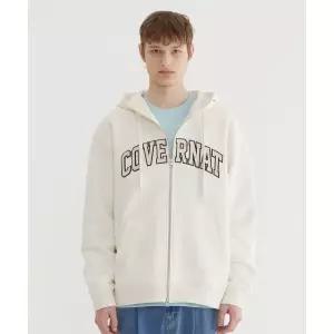 커버낫 COVERNAT 아치 로고 후드집업 Ivory CO2501HZ36IV 105659